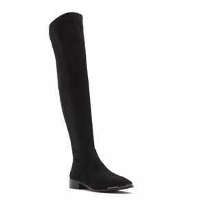 Aldo Elegant Black Over the Knee Boots